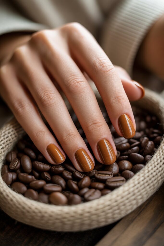 Earthy Brown Manicure Ideas