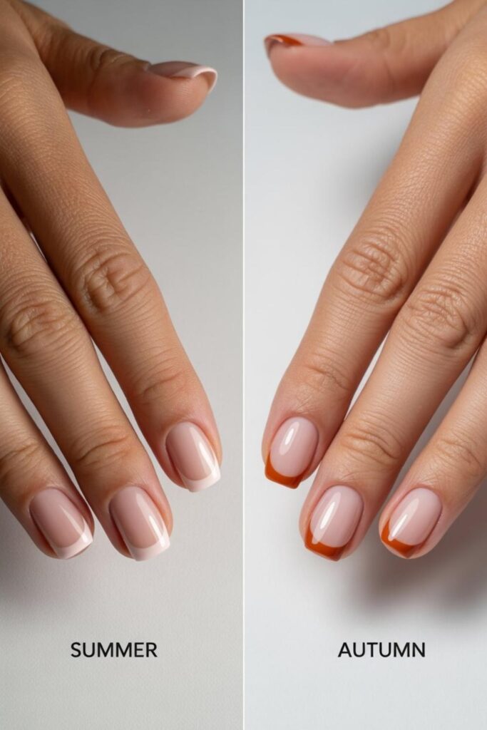 Short Autumn Nails Ideas: 60+ Chic Designs That Define Fall 2025 Style 5 Short Autumn Nails Ideas