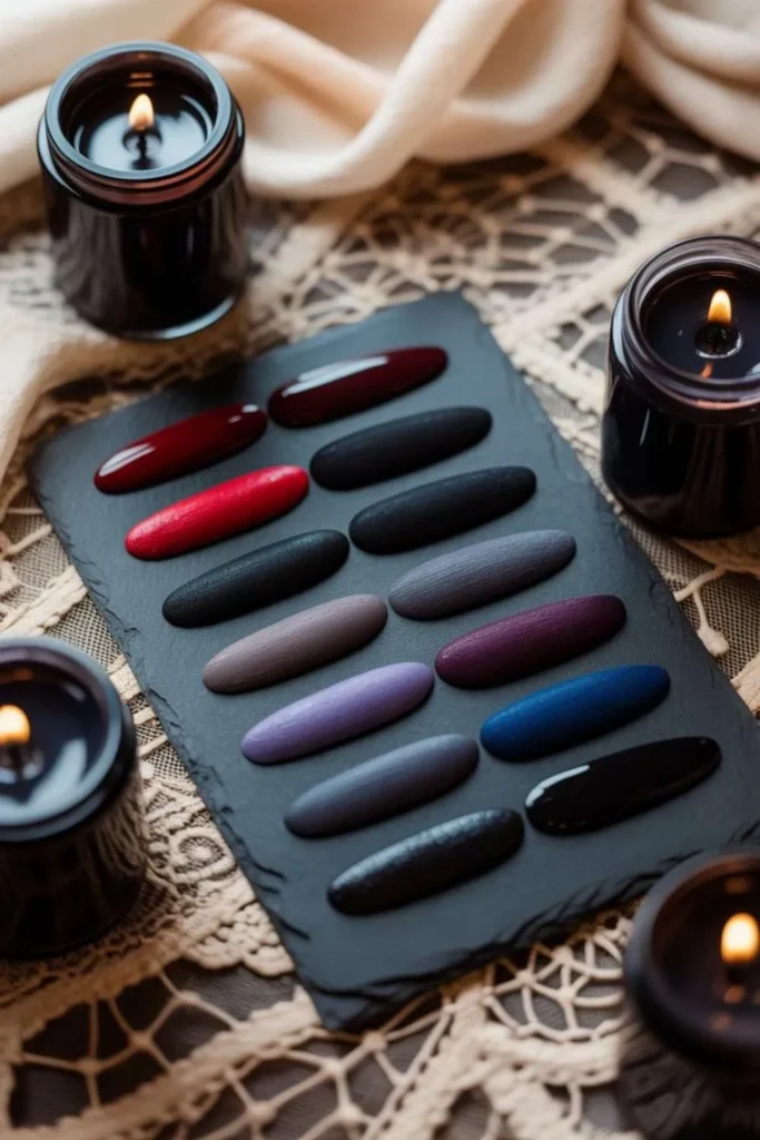 Moody Gothic Nail Shades