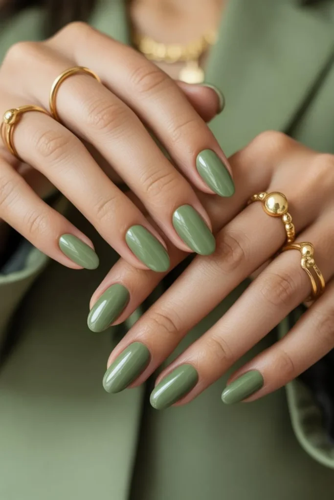 Sage Green Nails Ideas