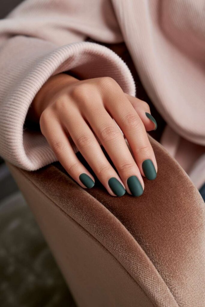 Velvet Matte Nails Autumn
