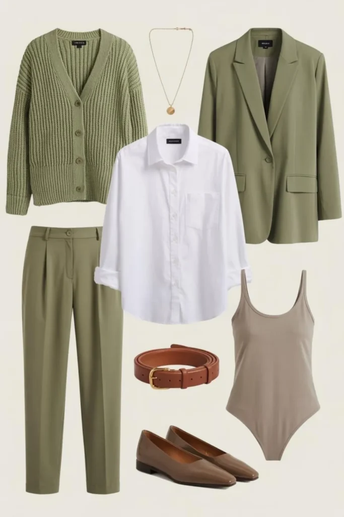 Matcha Toned Outfit