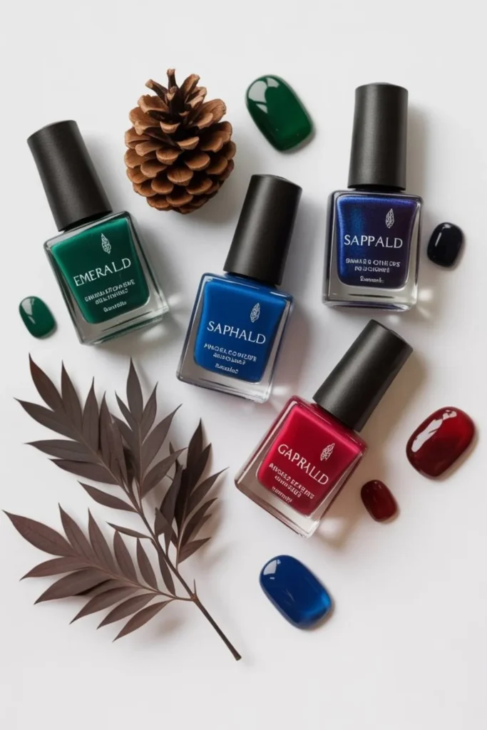 Jewel Tone Nails Fall 2025