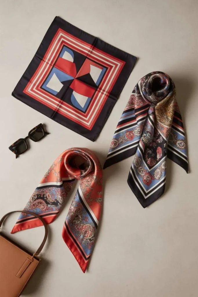 Statement Scarf Outfit Look