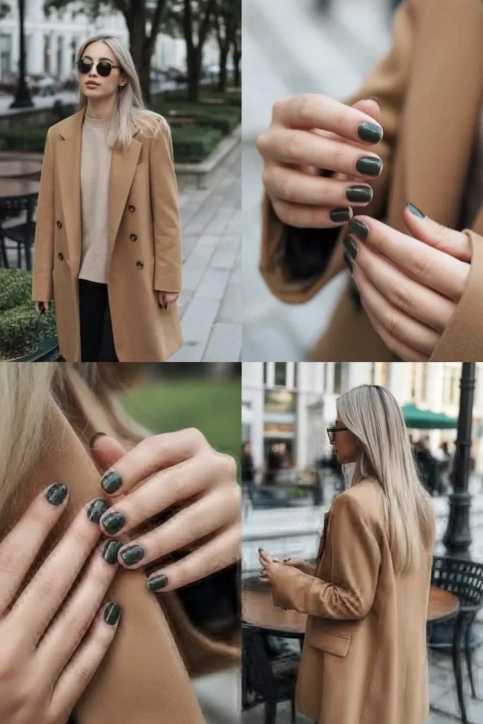 Dark Green Nail Polish