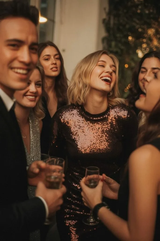 Evening Glitter Fall Outfit