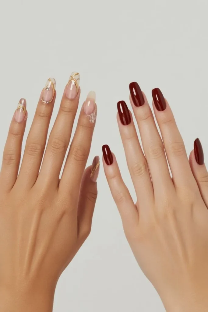 Short Square Fall Nails