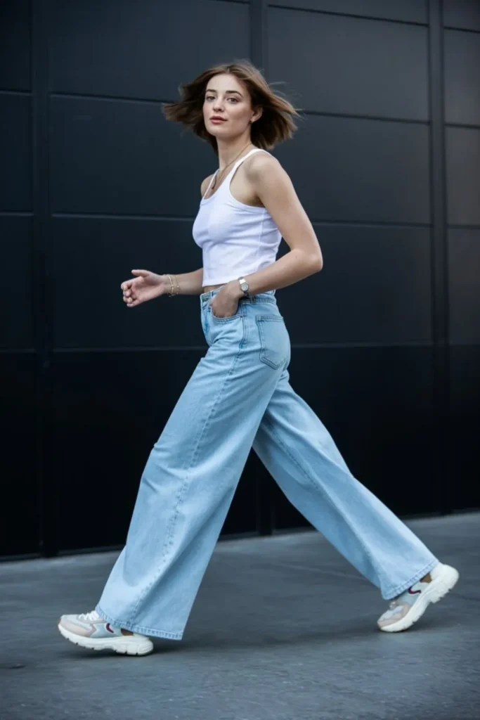 Wide Leg Jeans Outfit