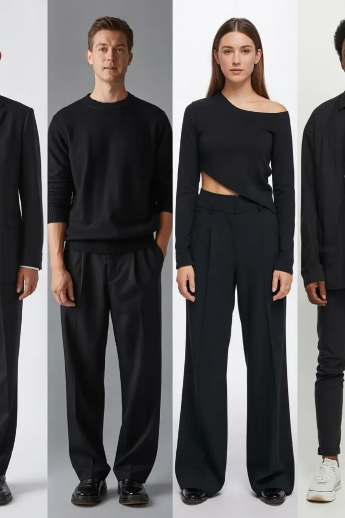 All Black Outfit for Work