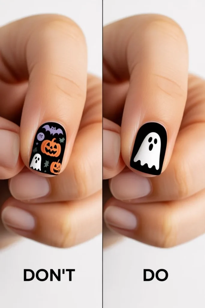 Halloween Nails Short
