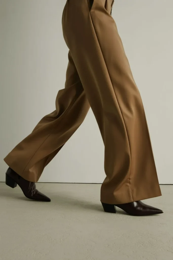 What Shoes to Wear with Wide Leg Pants