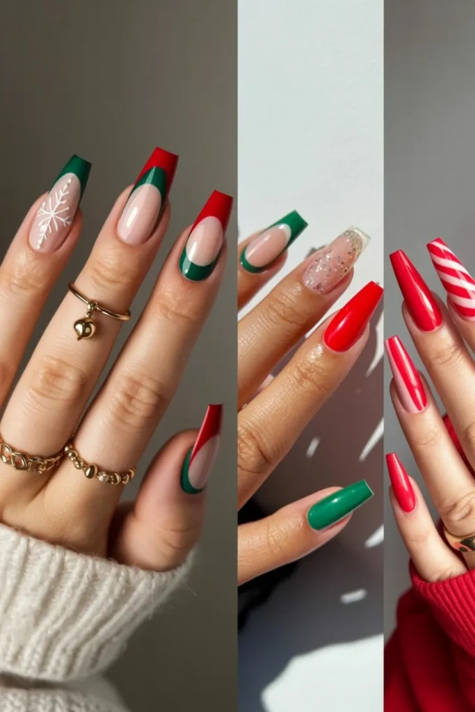best nail shapes for christmas designs comparison