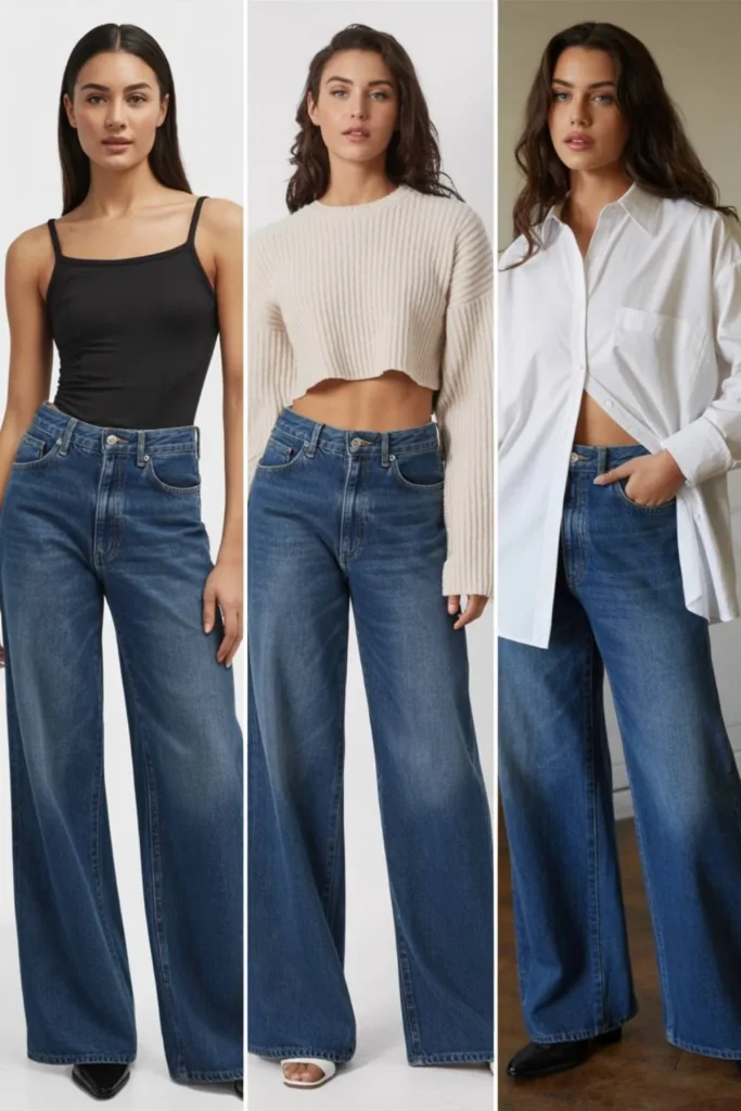 Wide Leg Jeans Outfit