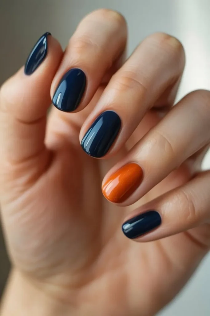 Cute Simple Fall Nails