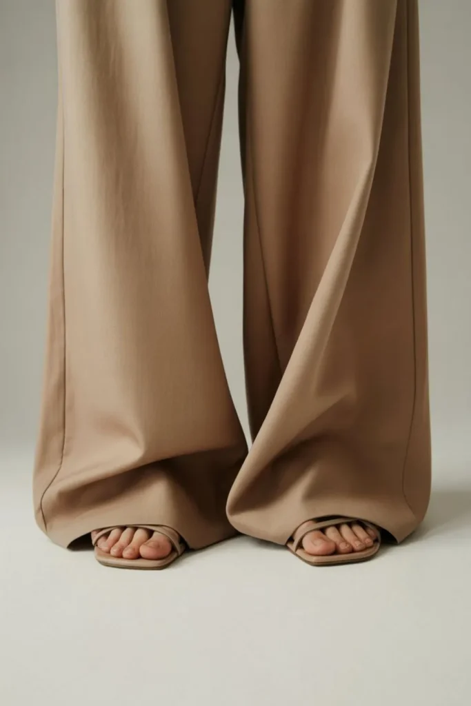 What Shoes to Wear with Wide Leg Pants