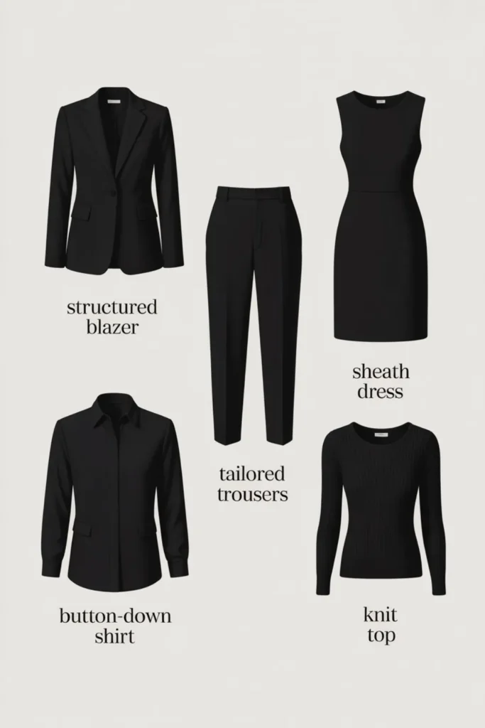 All Black Outfit for Work