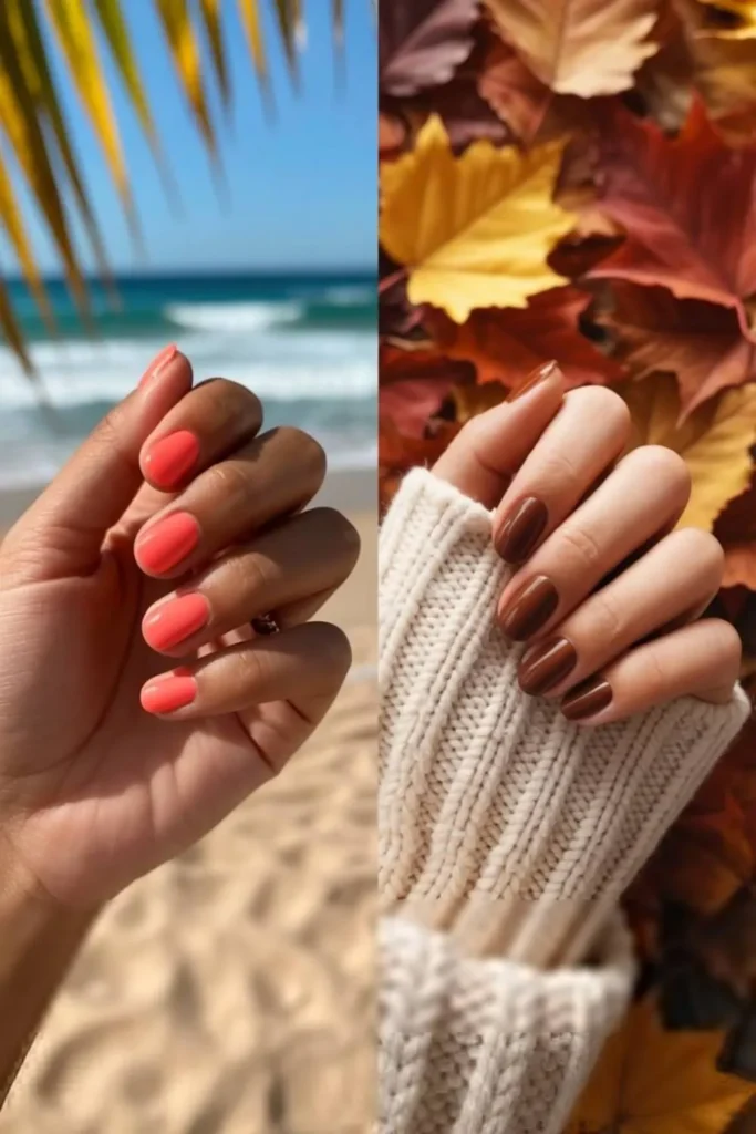 Cute Simple Fall Nails