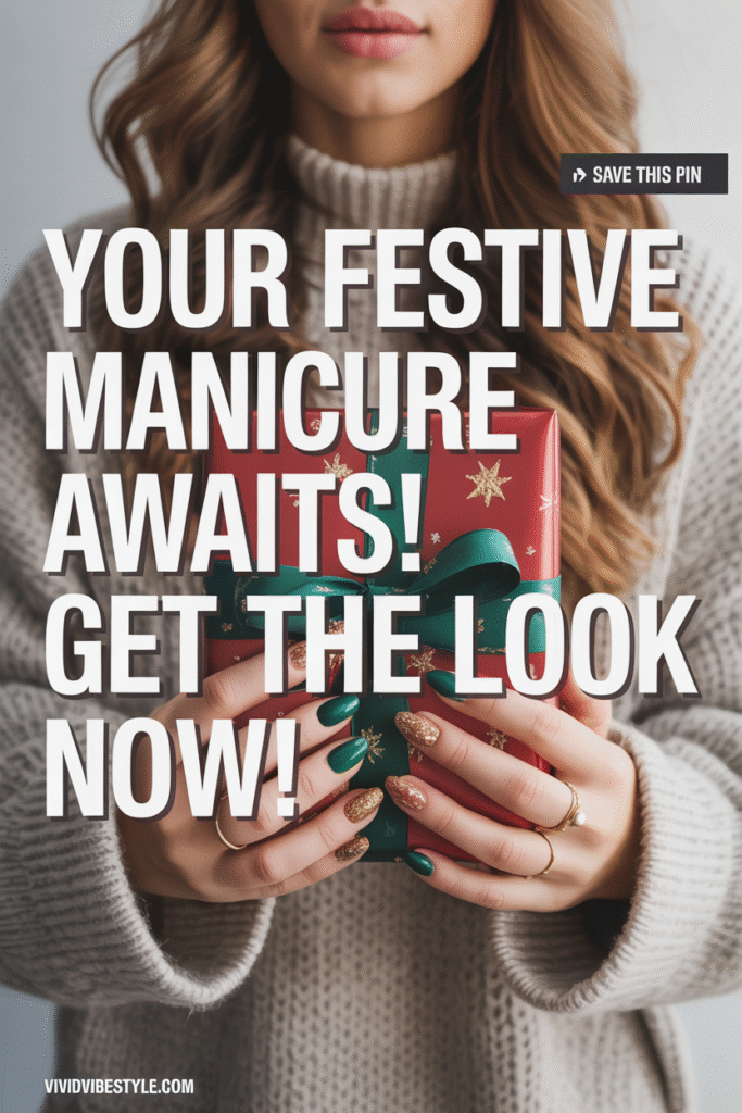 festive christmas manicure get the look