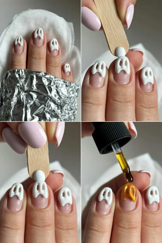 3D Ghost Nails