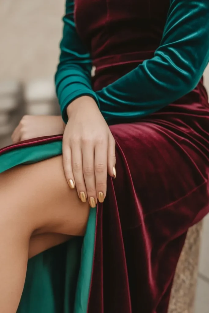 Gold Holiday Nails: 47+ Stunning Designs to Sparkle This Season 6 Gold Holiday Nails
