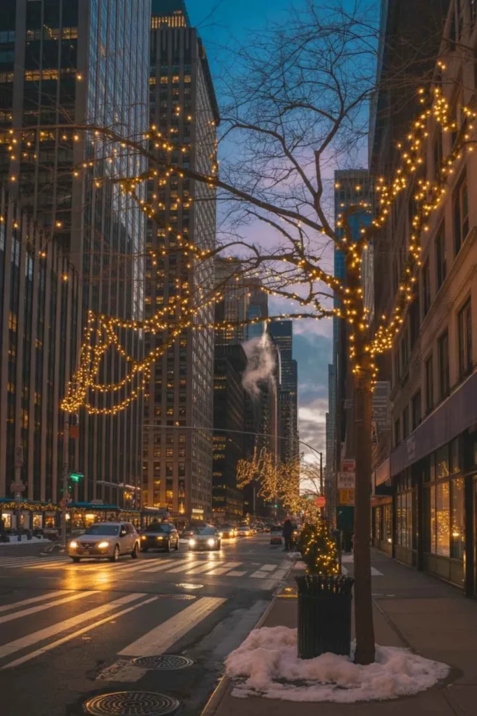 Christmas in NYC Aesthetic