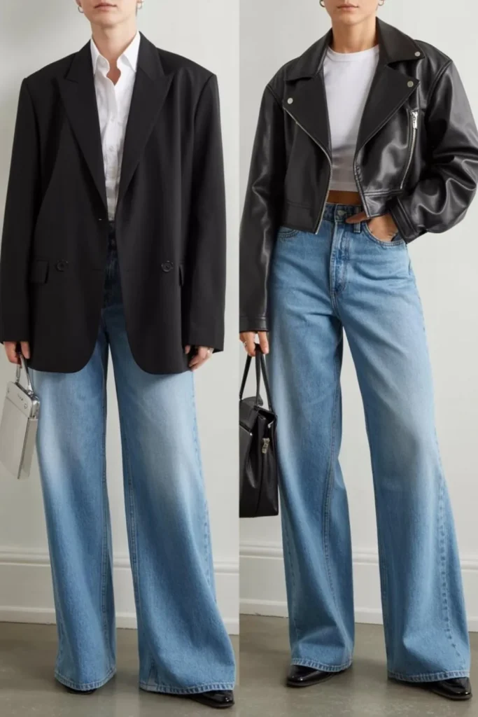 Wide Leg Jeans Outfit