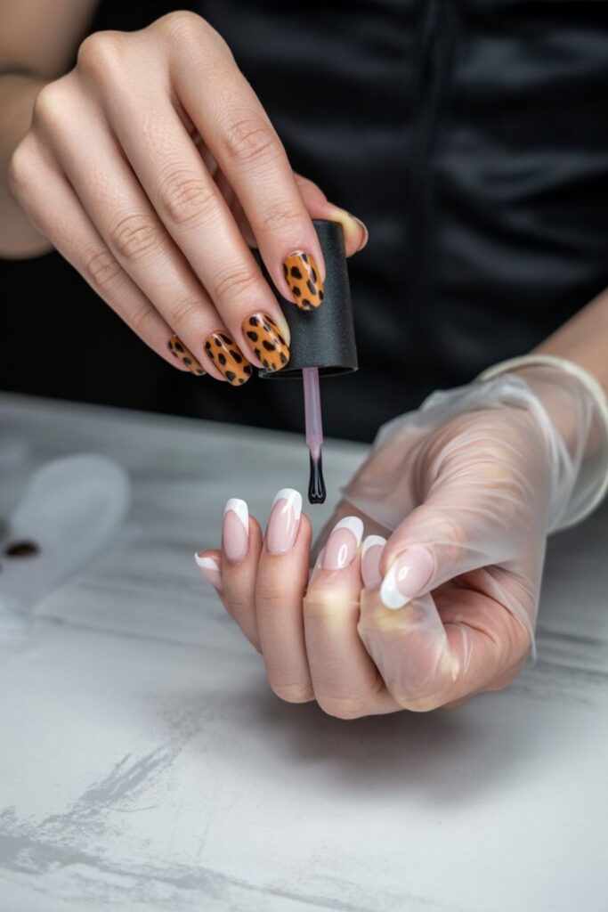 How to Do Cheetah Print on Nails