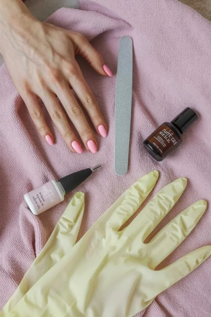 Pink Christmas Nails