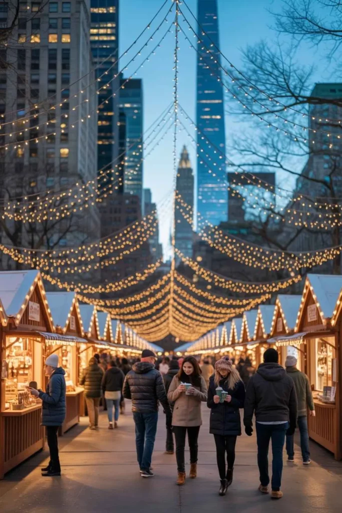 NYC Christmas Aesthetic