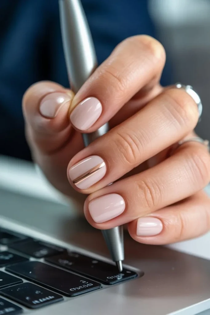 Pink Christmas Nails