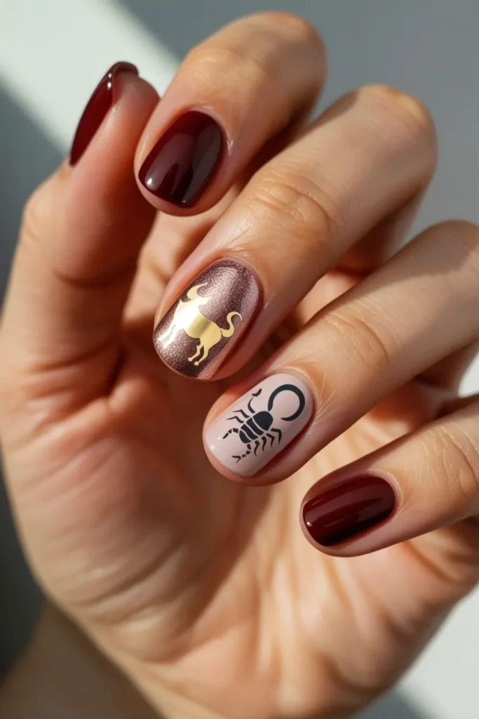 Scorpio Nails Designs