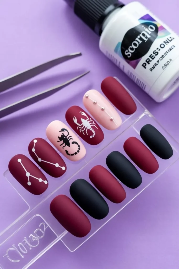 Scorpio Nails Designs