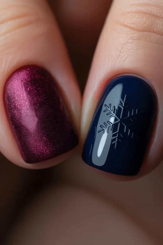 Short Nail Designs Winter