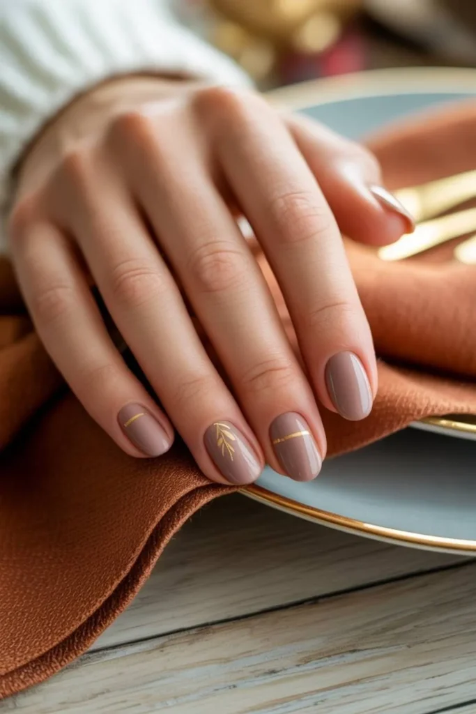 Cute Simple Fall Nails