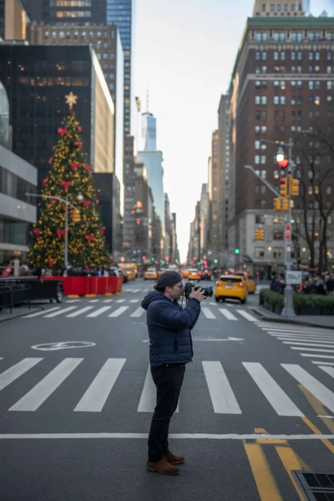 NYC Christmas Aesthetic