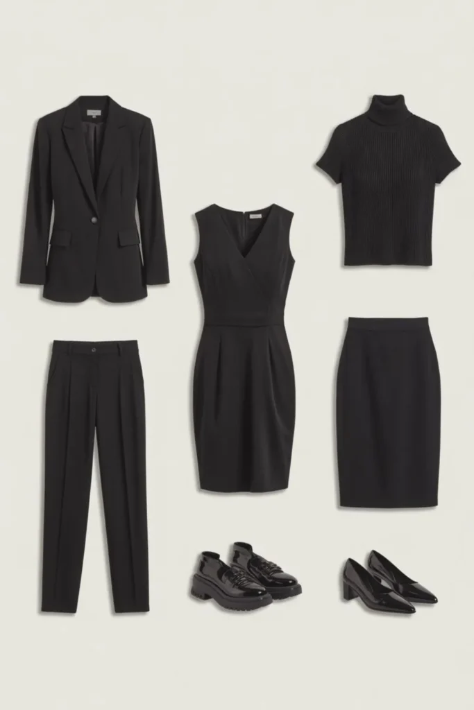 All Black Outfit for Work