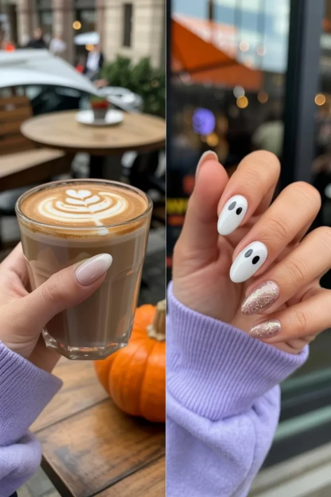 Fall Nails Ghost