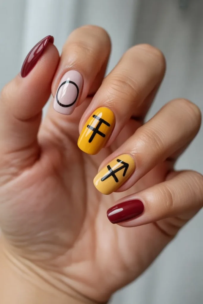Sagittarius Nails: Bold Designs for the Adventurous Fire Sign 1 Sagittarius Nails