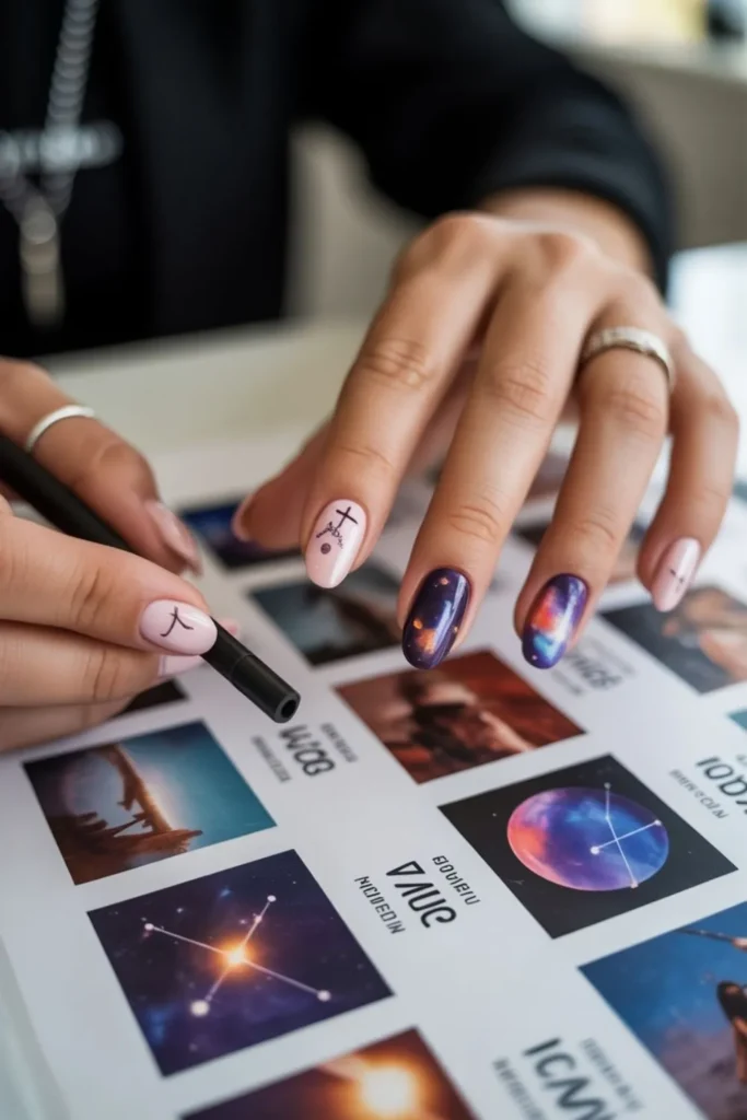 Sagittarius Nails: Bold Designs for the Adventurous Fire Sign 5 Sagittarius Nails