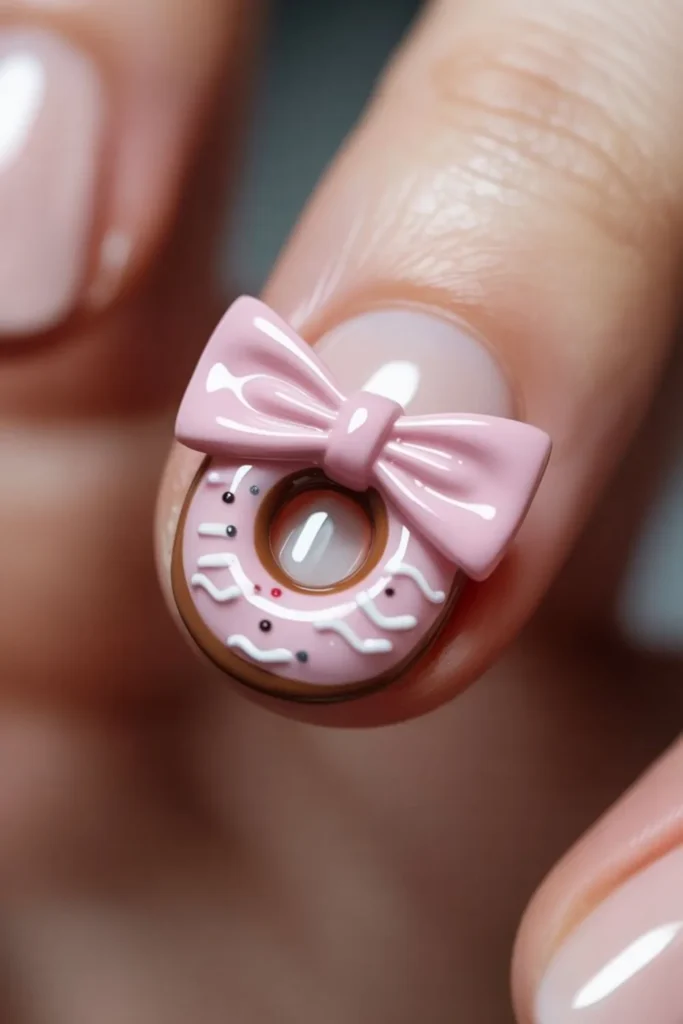 Pink And White Christmas Nails: Festive Manicure Ideas for 2025 5 Pink And White Christmas Nails