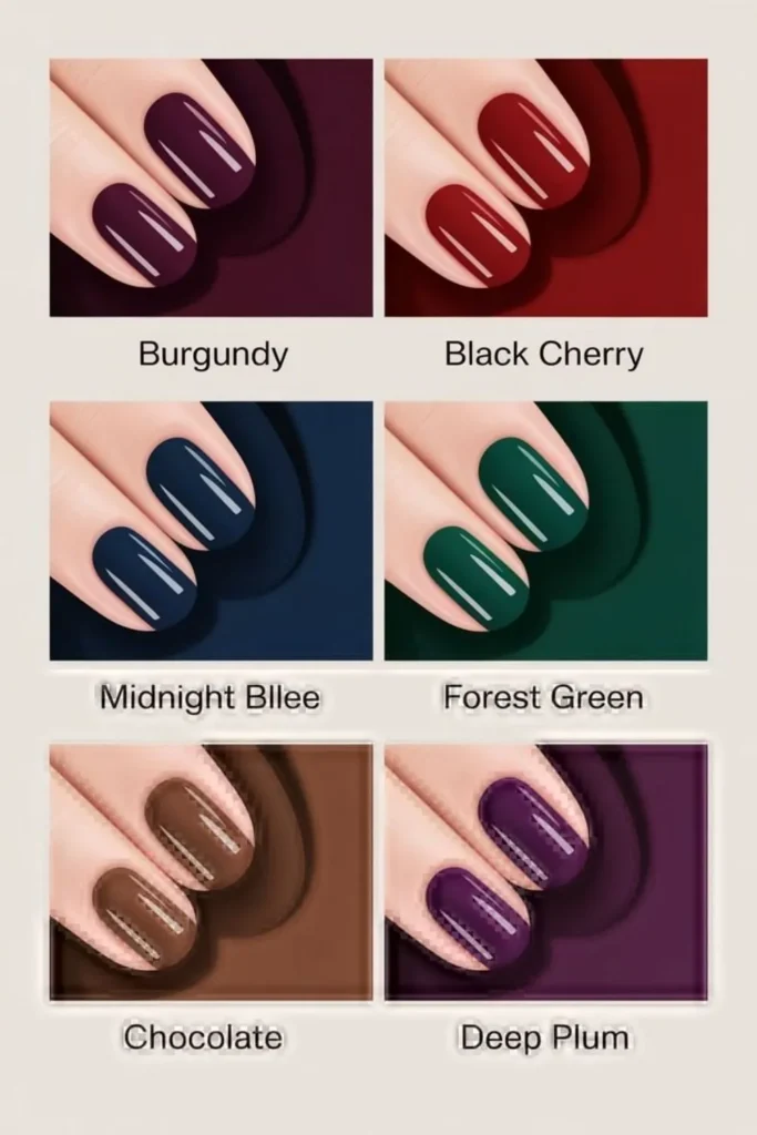 Dark Winter Nails: The Ultimate Guide to Moody, Elegant Manicures 3 Dark Winter Nails