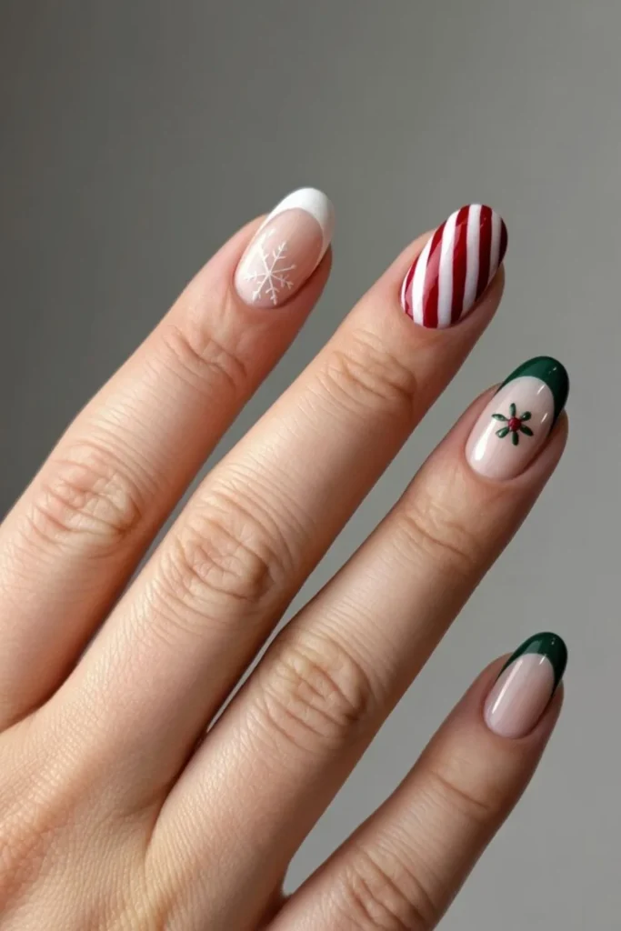 Christmas and New Years Nail Ideas: Festive Designs for 2026 3 Christmas and New Years Nail Ideas