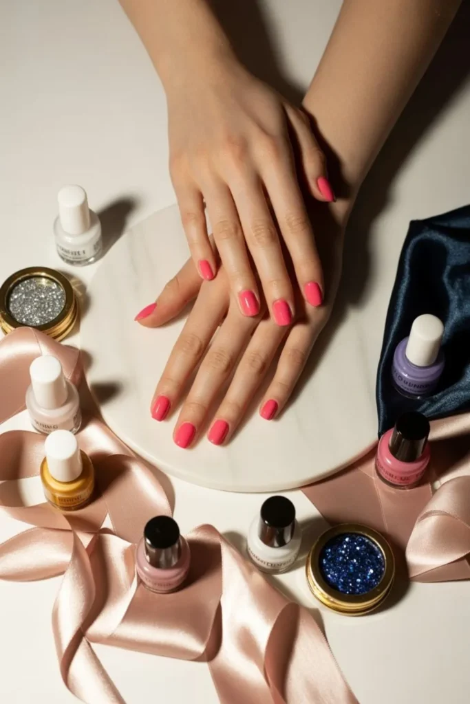 Pink Winter Nails: 30+ Stunning Designs & Ideas for 2026 5 Pink Winter Nails