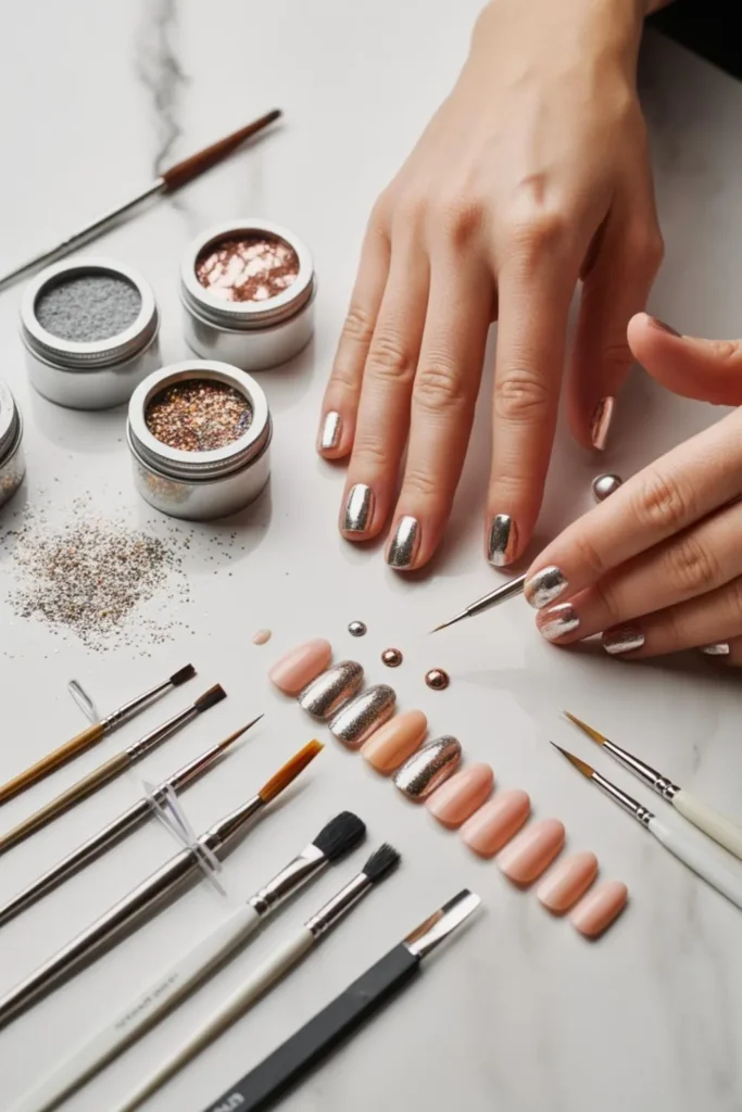 New Years Eve Nails Ideas: Stunning Designs to Ring in 2026 4 New Years Eve Nails Ideas