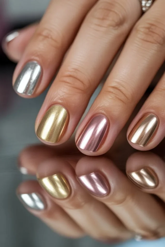 New Year Short Nails: 2026 Trends & Designs for the Perfect NYE Manicure 3 New Year Short Nails