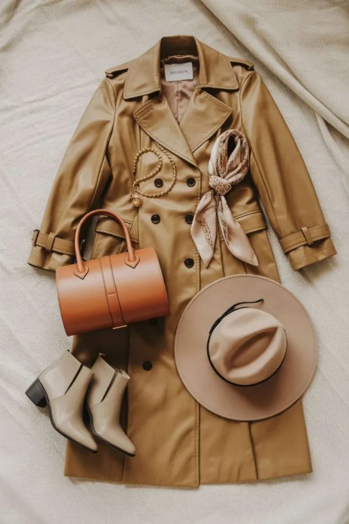 Leather Trench Coat Outfit: Your Complete 2025 Style Guide 4 Leather Trench Coat Outfit