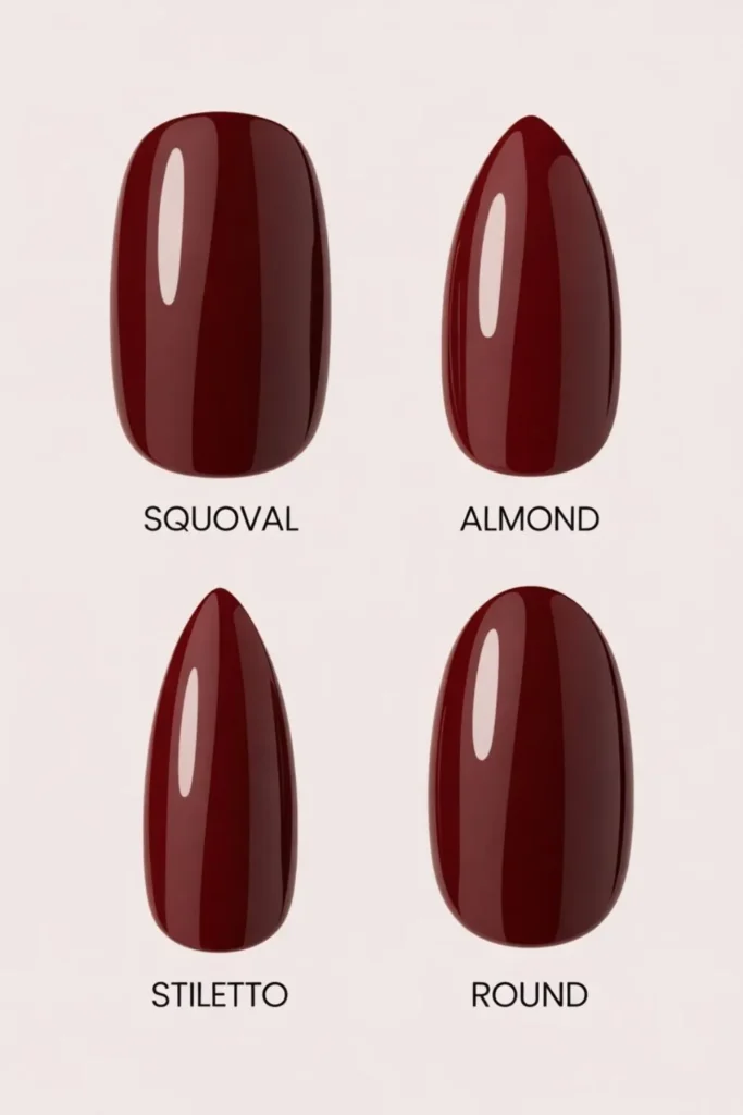 Red Winter Nails: 2025 Guide to Stunning Burgundy & Cherry Manicures 4 Red Winter Nails