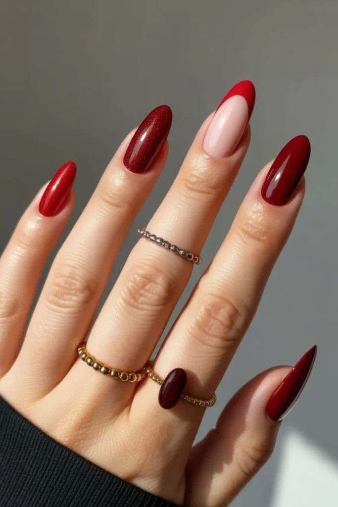Dark Red Winter Nails: The Ultimate Guide to Achieving Timeless Elegance This Season 4 Dark Red Winter Nails