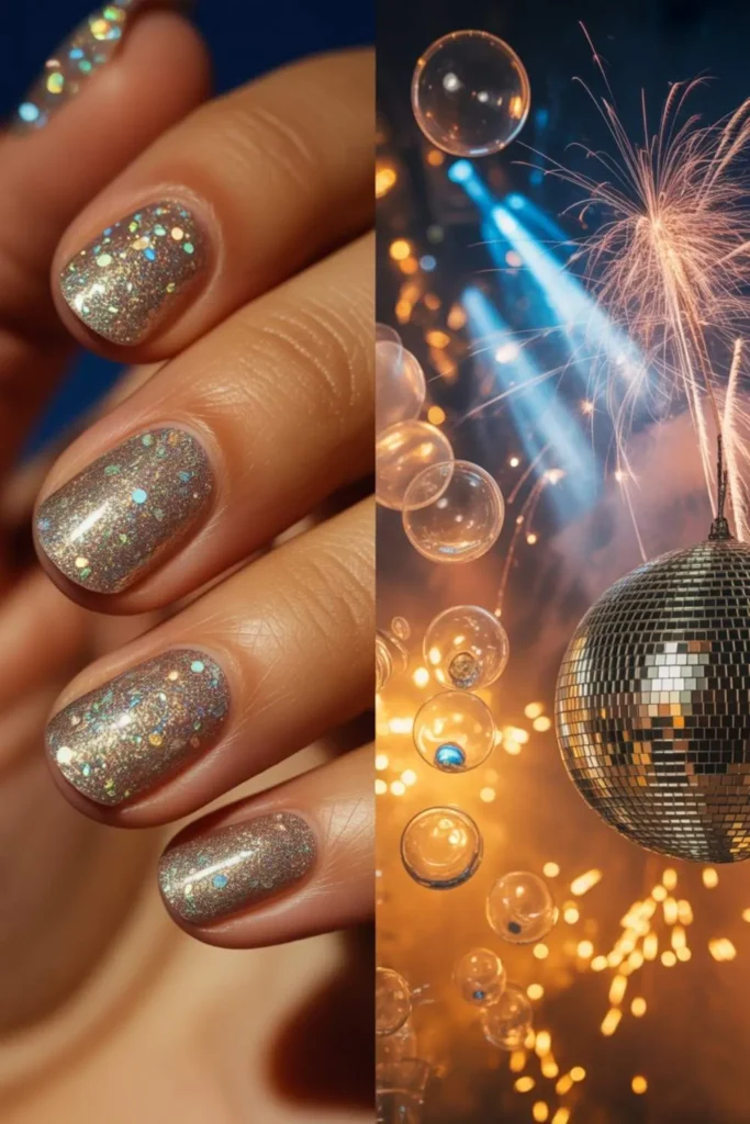 New Years Nails Design Glitter Sparkle: Dazzling Ideas to Ring in 2026 2 New Years Nails Design Glitter Sparkle