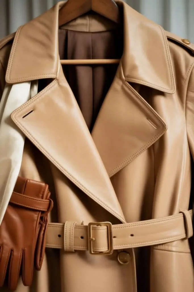 Leather Trench Coat Outfit: Your Complete 2025 Style Guide 2 Leather Trench Coat Outfit